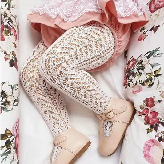 Summer Baby Girls Tights Hollow Out Mesh Stockings For Kids Fishnet