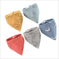 Load image into Gallery viewer, 5pcs Baby Saliva Towel Triangle Scarf Pure Cotton Bandana Waterproof
