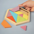 Load image into Gallery viewer, 3D Hexagonal Wooden Puzzles Educational Toys For Children Kids
