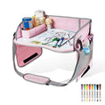 Load image into Gallery viewer, Car Seat Travel Tray Safety Seat Play Table Organizer Storage Snacks
