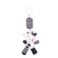 Load image into Gallery viewer, Stroller Bed Hanging Bell Plush Doll Baby Infant Rattles Newborn Black
