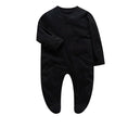 Load image into Gallery viewer, Newborn Footed Pajamas Zipper Girl and Boy Romper Long Sleeve Jumpsuit
