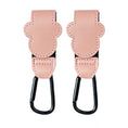 Load image into Gallery viewer, 1/2pcs PU Leather Baby Bag Stroller Hook Pram Bicycle Shopping Cart
