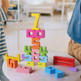 Load image into Gallery viewer, Wooden educational digital blocks, creative puzzles, stacking toys,
