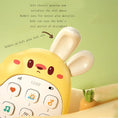 Load image into Gallery viewer, Children's rabbit toy mobile phone baby chewing puzzle non-toxic
