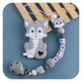 Load image into Gallery viewer, 1-2pcs Personalized Name Baby Pacifier Clips Teethers Dummy Nipple
