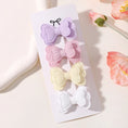 Load image into Gallery viewer, 4Pcs/set Candy Colored Hair Clip Set for Girls Double Layered Bow Cute
