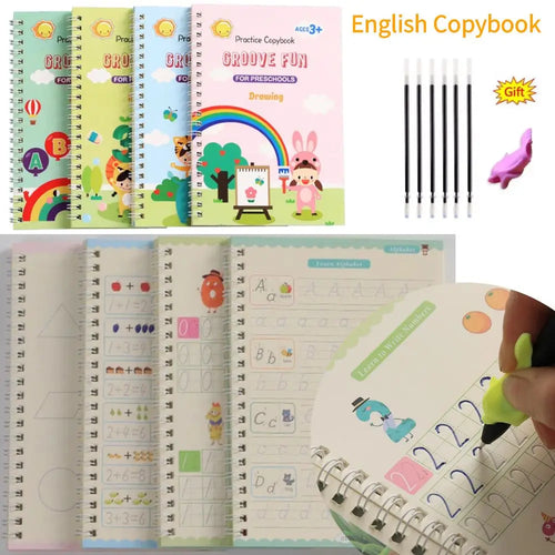 English Groove Magic Practice Copybook Children's Book Learning