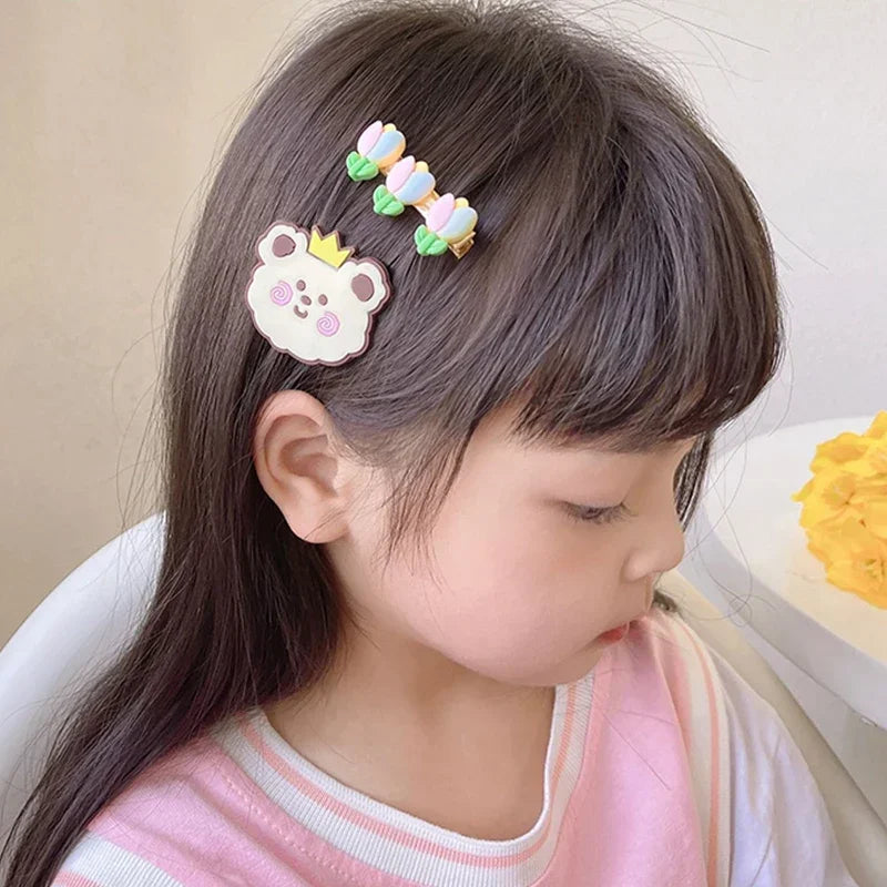 Children's Hair Accessories Girls Spring Side Clip Broken Hair Clips