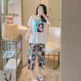 Load image into Gallery viewer, Disney Cartoon Mickey Winnie Snow White Pajamas Ladies Summer Short
