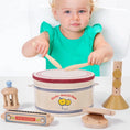 Load image into Gallery viewer, Wooden Xylophone Drum Set For Toddlers,Montessori Baby Musical
