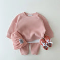 Load image into Gallery viewer, 2PCS New  Baby Set Boys  Girls Sports Suit Toddler  Solid Color Suit
