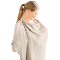 Load image into Gallery viewer, Cotton Mother Cape Blanket Nursing Apron Carseat Stoller Cover
