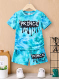 Load image into Gallery viewer, Summer Boys' Suit T-Shirt Top Shorts Printed Casual Fashion Children's
