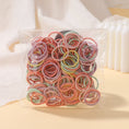 Load image into Gallery viewer, 100Pcs/bag Girls Colorful Hair Bands Set Nylon Elastic Rubber Band
