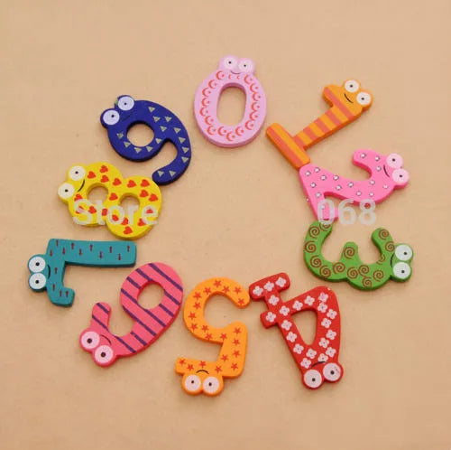 10pcs/set Montessori Baby Number Refrigerator Fridge Magnetic Figure