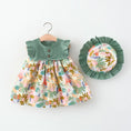 Load image into Gallery viewer, 2Piece Set Summer Toddler Dresses For Girls Korean Fashion Flowers
