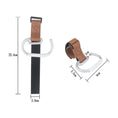 Load image into Gallery viewer, 1-2Pcs PU Leather Stroller Hooks Rotate 360 Degrees Multifunctional
