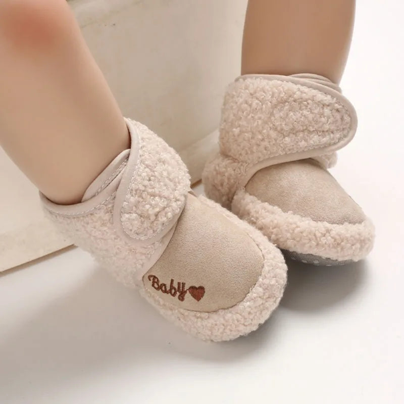 Baby Socks Winter Baby Boy Girl Booties Fluff Soft Toddler Shoes First