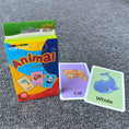 Load image into Gallery viewer, Flash Card Cognition Game Montessori Animal Fruits Body Learning
