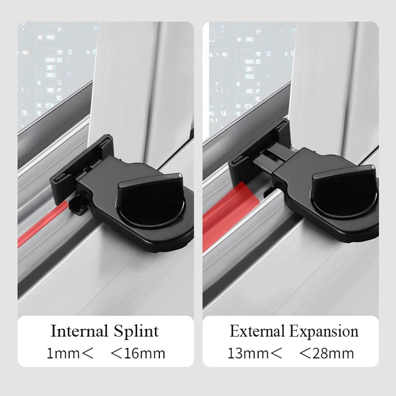 2Pcs Sliding Window Locks Security Protection Window Limiter