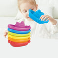 Load image into Gallery viewer, Baby Bath Toys Colorful Stacking Cups Early Educational Montessori
