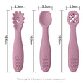 Load image into Gallery viewer, 3PCS Cute Baby Learning Spoons Utensils Set Newborn Feeding Spoon Set
