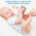 Load image into Gallery viewer, Rattle & Sensory Teether Bed Bell Silicone Montessori Ball Newborn
