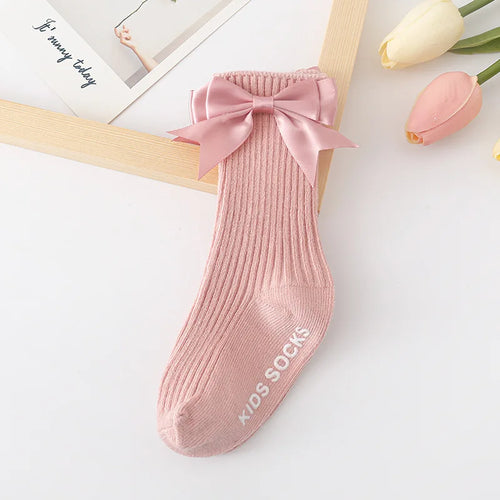 Toddler Socks Baby Accessories Girl Cute Bow Non-slip Floor Socks