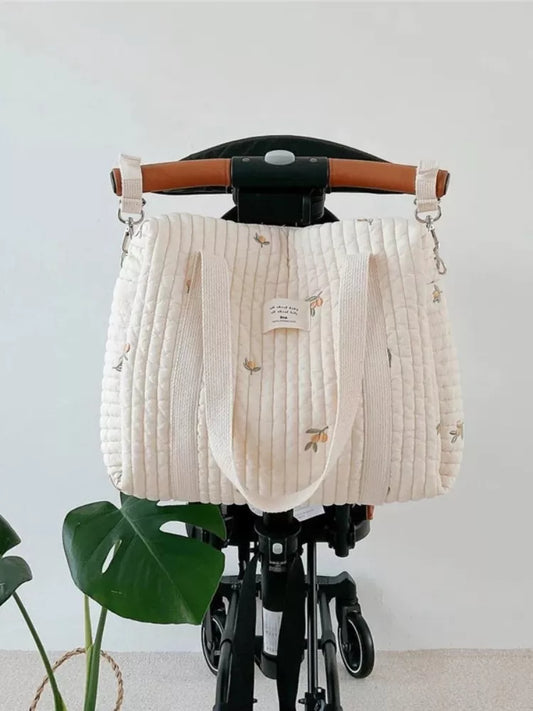 Korea Style Newborn Baby Care Diaper Bag Mummy Shoulder Bag Embroidery