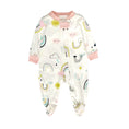 Load image into Gallery viewer, Newborn Footed Pajamas Zipper Girl and Boy Romper Long Sleeve Jumpsuit
