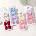 Load image into Gallery viewer, 4Pcs/set Candy Colored Hair Clip Set for Girls Double Layered Bow Cute
