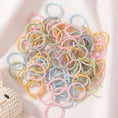 Load image into Gallery viewer, 100Pcs/bag Girls Colorful Hair Bands Set Nylon Elastic Rubber Band
