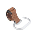 Load image into Gallery viewer, 1-2Pcs PU Leather Stroller Hooks Rotate 360 Degrees Multifunctional
