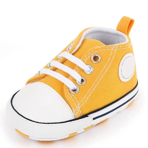 New Baby Shoes Boys Girls Classic Canvas Casual Sneakers Newborn First