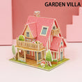 Load image into Gallery viewer, 3D Paper Puzzle Montessori Miniature Houses Funny Carton Construction
