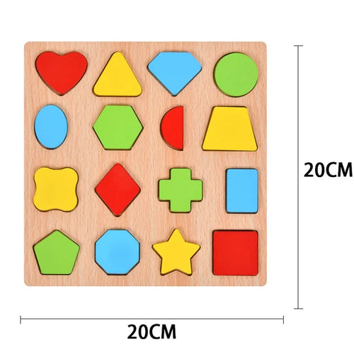 Montessori Wooden Toys for Children 3-6 Years Boy Girl Gift Kids