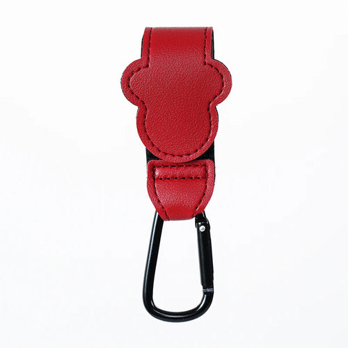 1/2pcs PU Leather Baby Bag Stroller Hook Pram Bicycle Shopping Cart