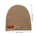 Load image into Gallery viewer, Solid Cashmere Baby Turban India Hats Newborn Boys Girls Autumn Winter
