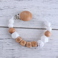 Load image into Gallery viewer, Baby Pacifier Clips Personalised Name Dummy Nipple Holder Chain
