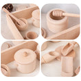 Load image into Gallery viewer, Montessori Sensory Enlighten Puzzle Toys Set Simulated Kitchen Tea Set
