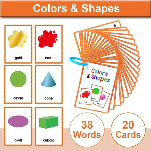 Montessori Kids Learning English Words Cards Kindergarten Teacher