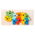 Load image into Gallery viewer, Montessori Wooden Toddler Puzzles for Kids Montessori Toys for
