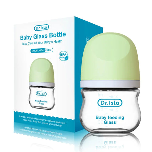 Dr.isla Anti-Choke Baby Bottle Newborn Glass Bottles 90/160ML