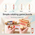 Load image into Gallery viewer, Baby Wooden Rotating Jigsaw Puzzle Hand bell Toy Baby Mobile Musical
