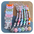 Load image into Gallery viewer, 1-2pcs Personalized Name Baby Pacifier Clips Teethers Dummy Nipple
