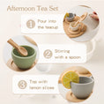 Load image into Gallery viewer, Wooden Children Montessori Toy Teapot Teacup Simulation Kitchen
