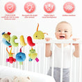 Load image into Gallery viewer, Soft Infant Crib Bed Stroller Toy Creative Spiral Baby Toys For
