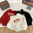 Load image into Gallery viewer, Korean Style Loose Letter Print Hooded Newborn Baby Hoodies Long
