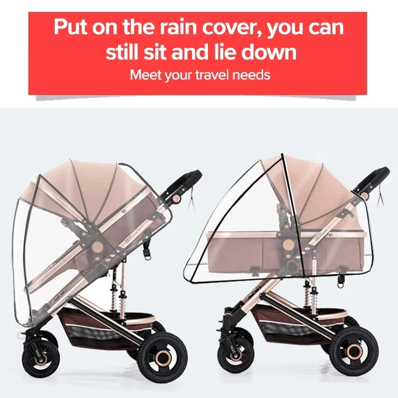 Universal Waterproof Pram Rain Cover Baby Stroller Accessories